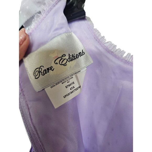 Childs Lavender Polkadot Tulle Dress - Picture 5 of 5